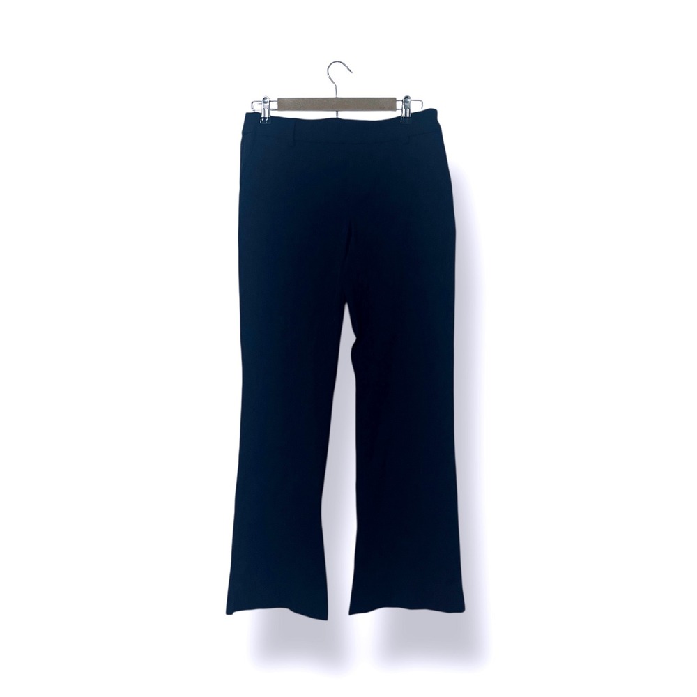 Womyn NY USA Black Abstract Pants Bootcut Career Casual ‎ Whimsey Goth Size 8